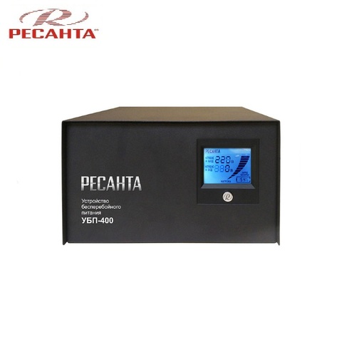 Uninterruptible power supply resanta ubp-400, 61/49/3  Voltage regulator Monophase Mains stabilizer Surge protect Power stab ► Photo 1/1