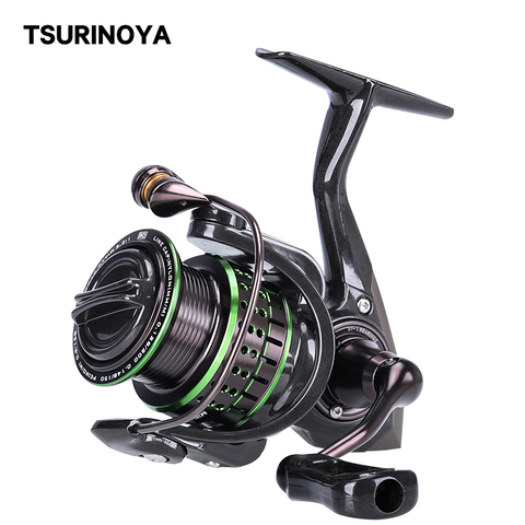 TSURINOYA Carbon Spinning Fishing Reel Kingfisher 800 1000 1500