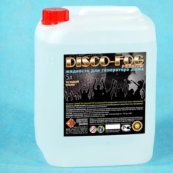 DF-premium disco fog liquid for smoke generators, dense, audio synthesis ► Photo 1/2