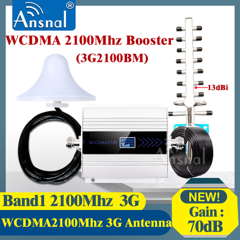 2100Mhz 3G Amplifier LTE(Band1)2100 4g CellPhone Cellular Booster UMTS 2100 GSM Repeater 3G 4G Network Signal Booster Amplifier ► Photo 1/6