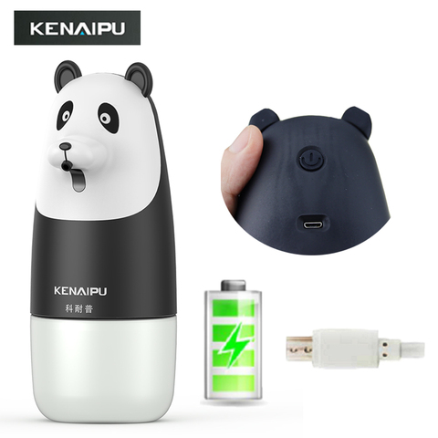 KENAIPU Automatic Foam Soap Dispenser,Cartoon Induction Liquid Hand Washing Machine,USB Charge,Intelligent Foam Hand washing ► Photo 1/6