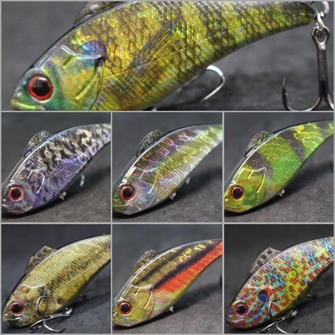 wLure 2022 New 7cm 20g Long Distance Casting Lipless Jigging Retrieving 3 Tie Positions Tight Wiggle Lifelike Fishing Lure HL773 ► Photo 1/6