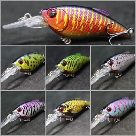 wLure 9.4g 7cm Loud Rattling Weight Transfer to Make Longer Casting 2 #6 Treble Hooks ABS Construction Fishing Lure C647 ► Photo 1/6