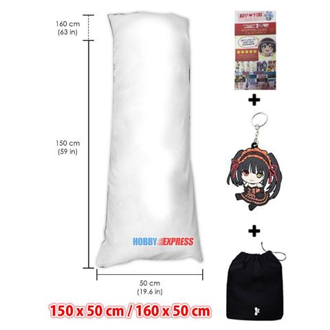 Hobby Express Super Comfort Anime Dakimakura Hugging Body Inner Pillow 150 x 50 cm (59 x 19.6 in) or 160 x 50 cm (63 x 19.6 in) ► Photo 1/6