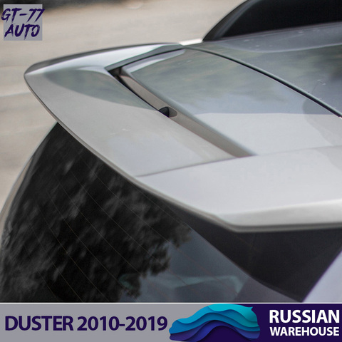 Spoiler on trunk lid case for Renault Duster 2010-2022 exterior material ABS plastic styling tuning pad ► Photo 1/6