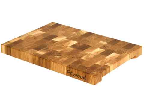 Kitchen Cutting Board end Wood, oak, 35x25x3 cm., Art. 043, EtWood ► Photo 1/4