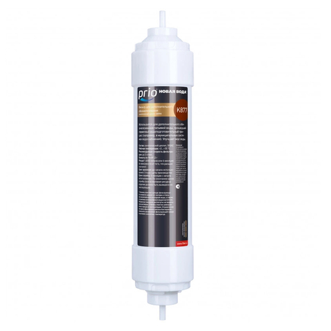 Replacement filter cartridge for water decontamination 