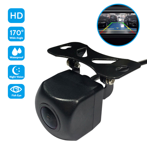 New Fish Eye Lens Car Rear/Front View Camera HD Starlight Night Vision Reverse Camera Set 170 Degree Vehicle Parking Backup Cam ► Photo 1/6