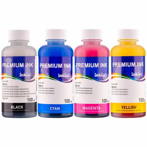 Ink for printer canon mg2440, mg2540, mg2540s, premium ink 4x100 ml, Kit ► Photo 1/5