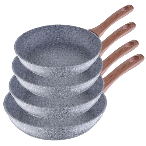 Set of 4 pans (20,24,26,28cm) forged aluminium in 4 or individual pack of SAN IGNACIO collection granite ► Photo 1/5