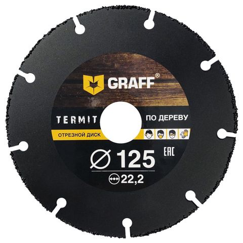 Cutting disc for wood Graff Termit 125mm for Makita angle (Bulgarian) ► Photo 1/1