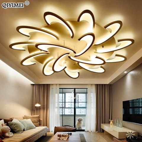 Remote control led ceiling light with Ultra-thin Acrylic lamp ceiling for living room bed room flush mount lamparas de techo ► Photo 1/6