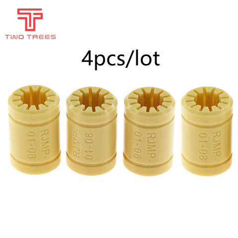 4PCS RJMP-01-08 Solid Polymer LM8UU Linear Bearing 8mm Shaft CNC Plastic Bushing Reprap Medel For 3D Printer Parts ► Photo 1/6