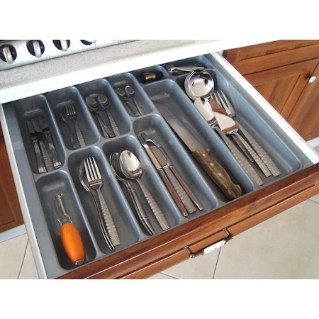 Kitchen Drawer Organizer Utensil Holder Cutlery Tray Dividers Chopstick  Fork Spoon Knives Separation Cabinet Kitchen Organizer - AliExpress