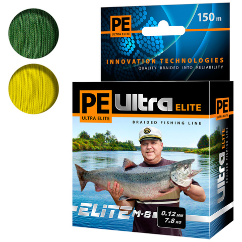 Braided fishing line AQUA PE ULTRA ELITE M-8 (150m) ► Photo 1/5