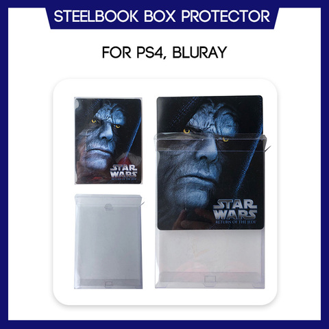 Box Protector Steelbook Blu-ray For PS4 G2 Sleeve Custom Made Clear Plastic Protection ► Photo 1/5