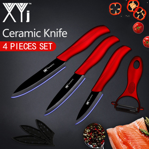 XYj Kitchen Knife Ceramic Knife Cooking Accessries Set 3