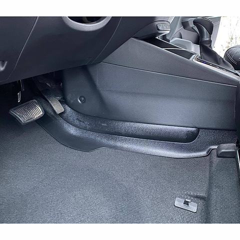 Protective tunnel pads for carpets Hyundai Solaris 2017- Material ABS plastic styling tuning ► Photo 1/1