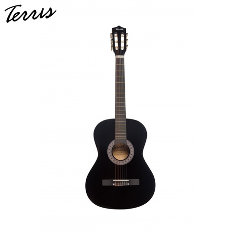 Terris tc-3801a BK guitar classical 7/8, color black ► Photo 1/5