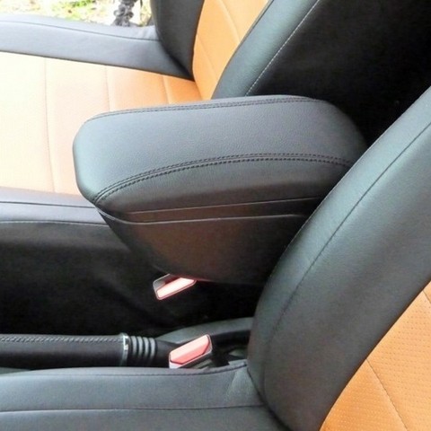 For Renault Logan 2004-2013 car armrest with inner boxing black color PRL162 ► Photo 1/6