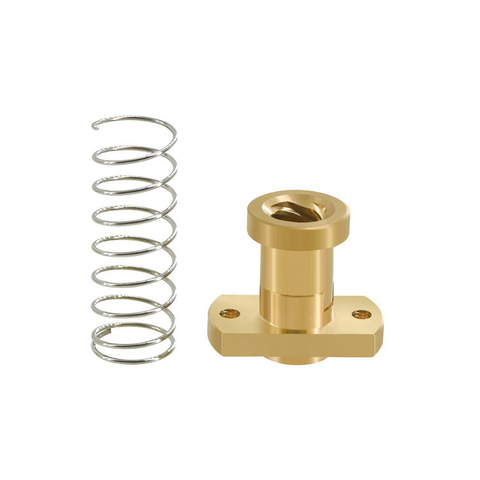 Anti - back lash TR8 lead screw brass nut for upgrade Ender 3 CR-10/Tornado and clone 3D printer anti backlash Spring Loaded Nut ► Photo 1/5