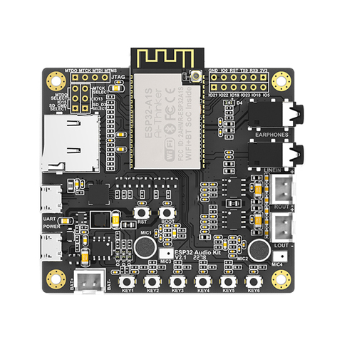 Taidacent WiFi Bluetooth Audio Module ESP32 Serial Port to WiFi ESP32 Audio Kit Audio Development Board ESP32 Bluetooth Audio ► Photo 1/6