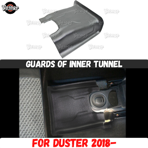 Guards of inner lining for Dacia Duster 2022- ABS plastic accessories protect of center carpet car styling molding tuning ► Photo 1/6