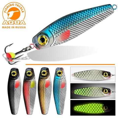 Ice fishing lure AQUA GLOWWORM (SVETLYACHOK) 60mm, 20,0G ► Photo 1/6