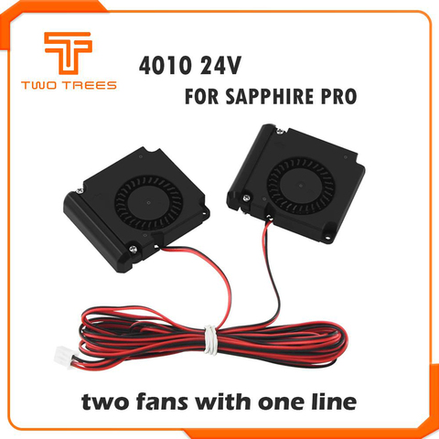 TWO TREES Sapphire pro & Bluer Printer New 4010 fan 1.5 use for J-head sapphire 3D Printer Part Extruder cooling fans Accessorie ► Photo 1/6