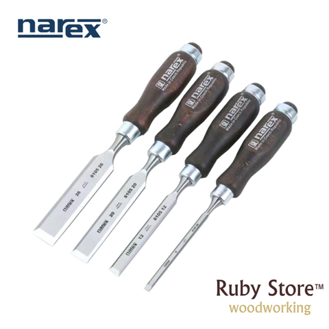 Set of 4pcs Bevel Edge Chisels, Model 8630 or 8631, Narex, Wood Line Profi, Fine Woodworking ► Photo 1/6