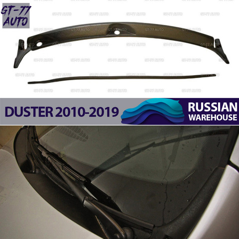 Guard сover in the opening wipers for Renault Duster 2010-2022 jabo protective molding exterior material ABS plastic styling ► Photo 1/6