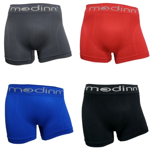 Men's Microfiber Boxer 1-4 Pcs Microfiber Fabric Seamless Good Quality Flexible Casual Boxer Long Johns boxershort ► Photo 1/6