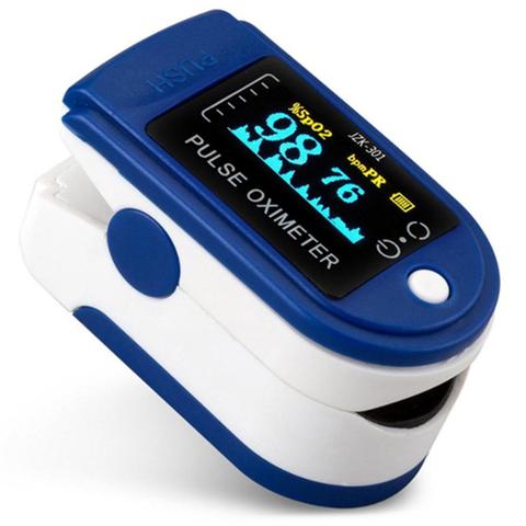 Compact Finger Oximeter Clip With Lanyard Digital OLED Display Pulse Oximeter Blood Oxygen Saturation Monitor Heart Rate Monitor ► Photo 1/6