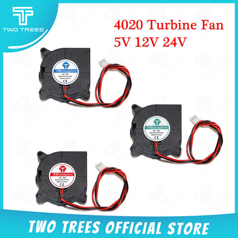 3D printer turbine Fan Cooling fan (40*40*20mm) Side Blower Fans extruder hotend cooling Turbo fans 0.15A 3d parts 4020 ► Photo 1/6