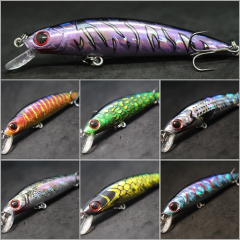 wLure 9cm 7g Plastic beads to Make Crisp Sound Fresh Water Floating Minnow Bronzing and Plating Coating Fishing Lure M641 ► Photo 1/6