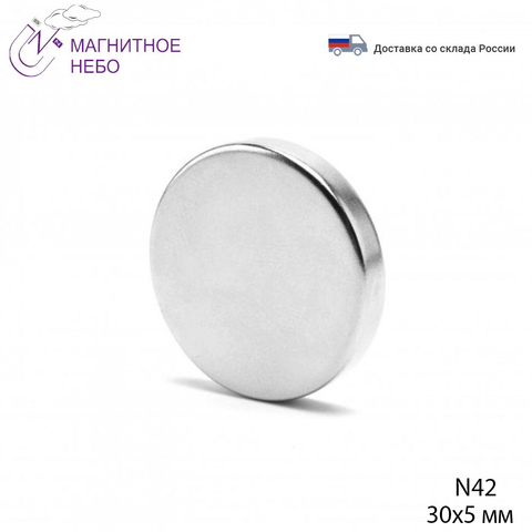 Neodymium Magnet LTD 30х5 mm strong magnet powerful permanent magnetic ► Photo 1/3