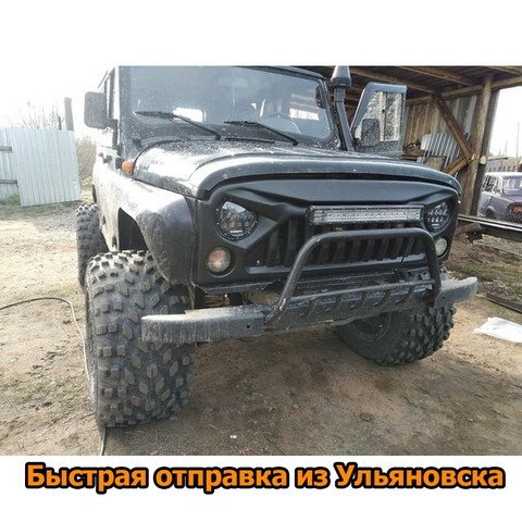 Radiator grille on UAZ 469, 3151, 31519 Hunter 