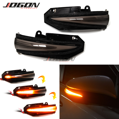 LED Dynamic Turn Signal Side Mirror Indicator Light Lamp For Toyota RAV4 XA40 13-18 Highlander 4Runner 14-19 XU50 Noah R80 Voxy ► Photo 1/6