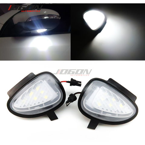 LED Side Wing Rearview Mirror Puddle Light Welcome Courtesy Lamp Trim For Volkswagen VW GOLF 6 MK6 GTI R32 2008-2014 Touran ► Photo 1/6