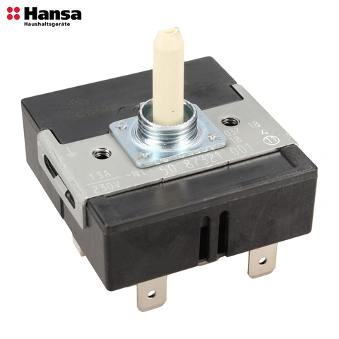 Energy switch single circuit Hansa 8071383 EGO 50.87321.001, substitutes 8002339 EGO 50.57024.010, energy regulator single ► Photo 1/4