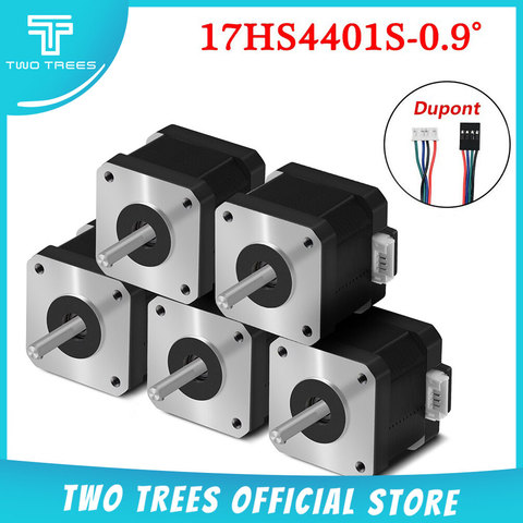 5Pcs Nema17 Stepper Motor 0.9 degree motor 42 Motor 1.5A 17HS4401 17HS4401S Pulse value 4-lead for sapphire plus 3d printer ► Photo 1/6