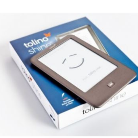 TOLINO SHINE, electronic book reader, built-in light, WiFi, e-ink ebook, touch screen, 1024*768 6 inch, le ► Photo 1/2