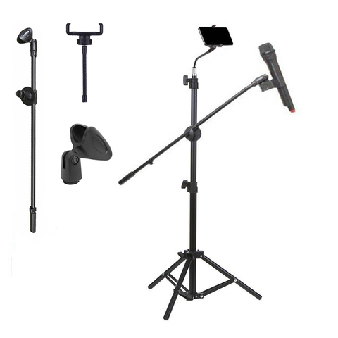 Microphone stand outdoor with phone holder ► Photo 1/6