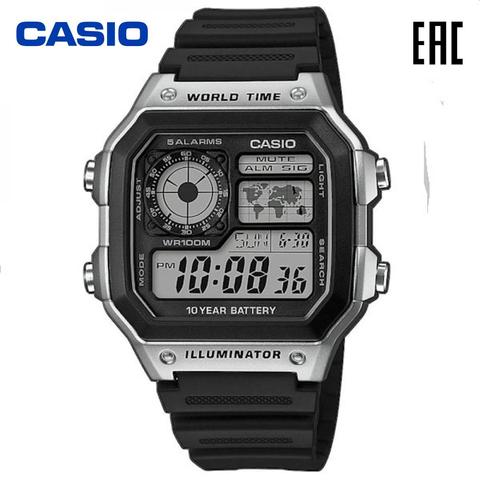 Wrist electronic men's watch Casio ae-1200wh-1cvef ► Photo 1/1