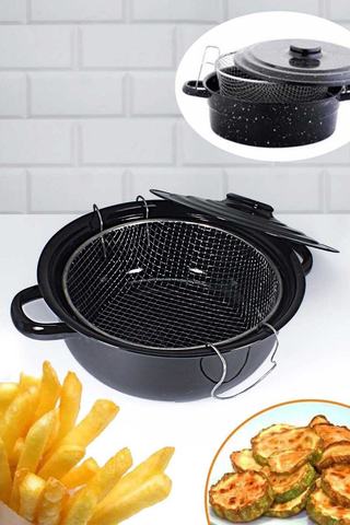 Essan Non-Stick Deep Frying Pot with Oil Filter ► Photo 1/6