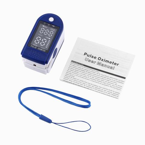 LED Fingertip Oximeter Finger Clip Blood Oxygen Saturation And Pulse Monitoring Energy Saving Two Color Screen ► Photo 1/6