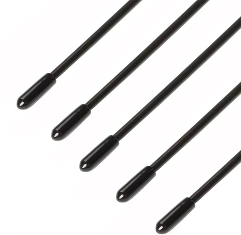 5pcs 15cm Plastic Protection Antenna Tube with Caps for Futaba FrSky Jumper Receiver (Black) ► Photo 1/2