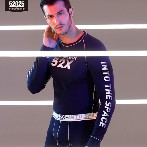 52025 Men Thermal Underwear Warm Fleece High Quality Comfortable Thermal Suit Stylish Cut Long Johns Men Thermal Underwear Set ► Photo 1/5