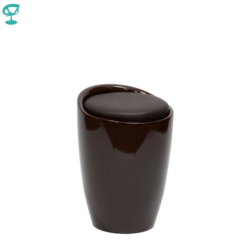 94902 Barneo N-13 Plastic Kitchen Breakfast Interior Stool Bar Chair Kitchen Furniture Brown free shipping in Russia ► Photo 1/6