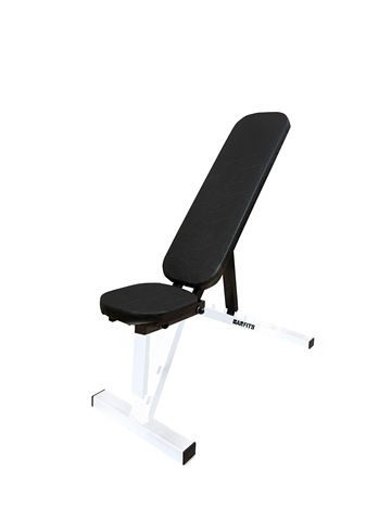 Bench for press lying barfits load up to 350 kg white-black ► Photo 1/4